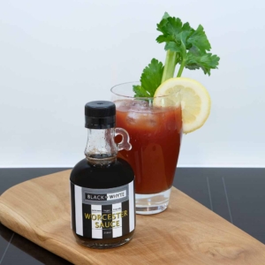Black by Whyte Worchester Sauce with Bloody Mary Drink