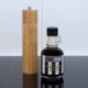 Sustainable Bamboo Pepper Grinder with one 250ml Black by Whyte Worchester Sauce